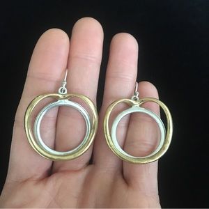 Vintage Gold and Silver Tone Earrings